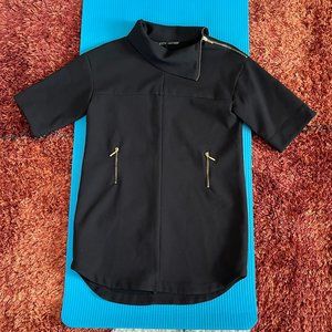 Zara Zipper Avant Garde Mini Dress/Tunic